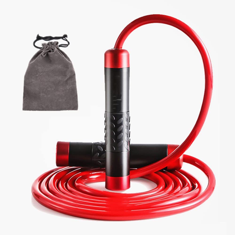 Corde à Sauter De Corde à Sauter Pondérée par Roulement Réglable pour des Entraînements De Boxe De Formation Sautant L'équipement d'exercice