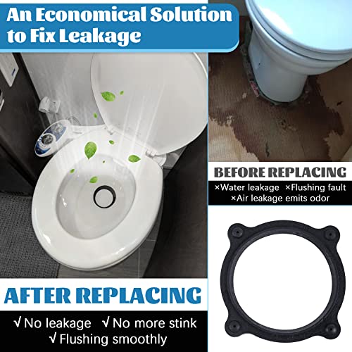 Image of 385310063 Floor Flange Seal and Mounting Kit Replacement, RV Toilet Seal Kit for Dometic /Sealand Toilet