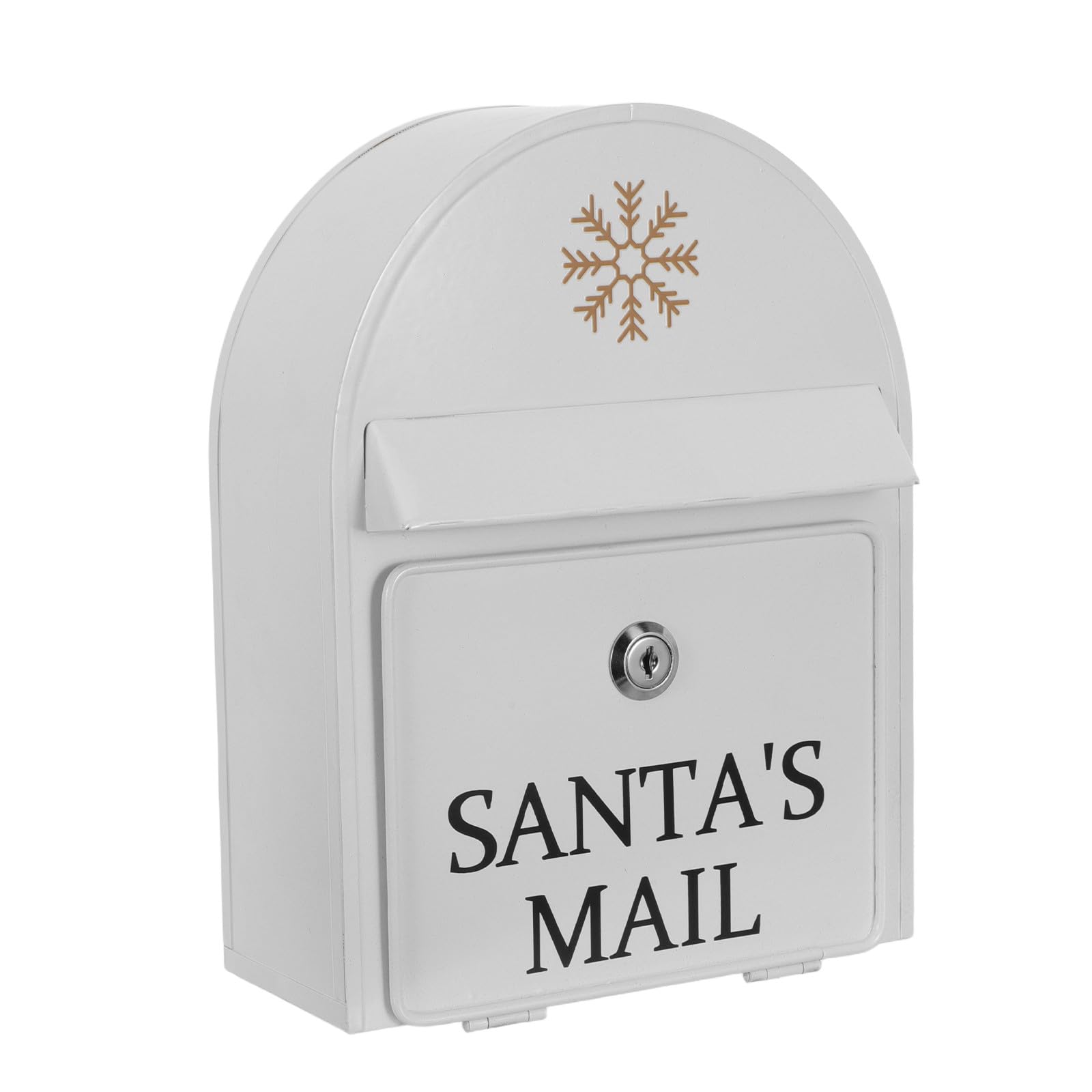 Boîte aux lettres vintage murale en métal Gadpiparty de 25x19.5 cm