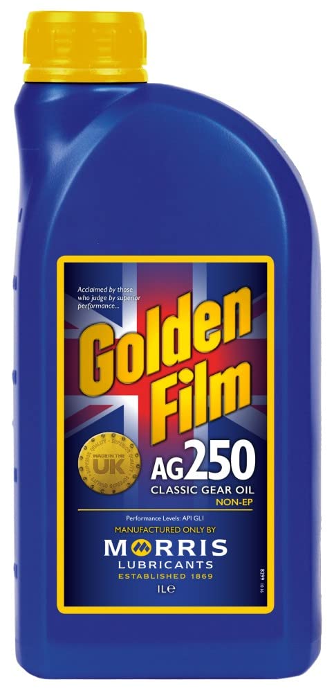 Morris Lubricants AG250 GL1 Non-EP SAE 250 Classic Gear Oil, 1 Litre