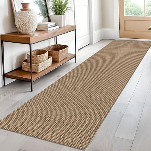 EARTHALL Woven Runner Rug 2x10 Ft Washable Runners for Hallways