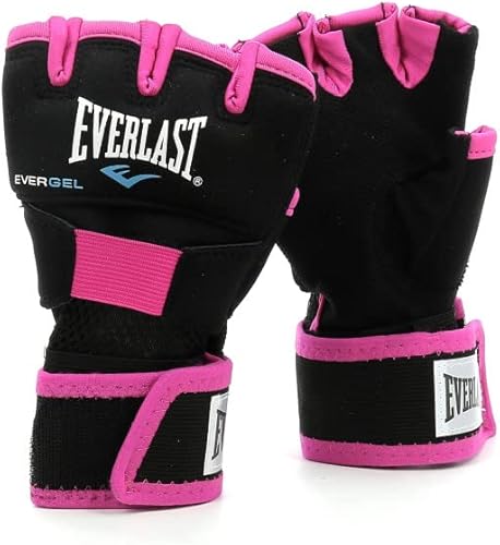Everlast P00000736 Evergel Handwraps NegroRosa, SM