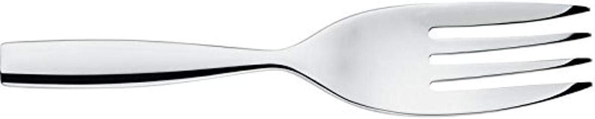 AlessiMW03/12 Dressed Serving Fork with Relief Decoration