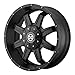 AX193 AXE 17x8.5, Bolt Pattern: 8x170/, Offset: 18, SATIN BLACK WITH MACHINED FACE, set of 1