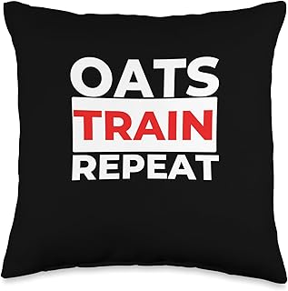 Breakfast Oats Congee Jook Rice Porridge Apparel Cereal Grits Kasha Upma Rice and Morning Cornmeal Porridge Throw Pillow, 16x16, Multicolor