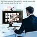 FTINFX 4K USB Webcam with Dual Microphones, 9X Hybrid Zoom, Auto Light Correction, 86° Wide Angle for Video Conferencing, Live Streaming, Remote Work, Compatible with PC Desktop Laptop