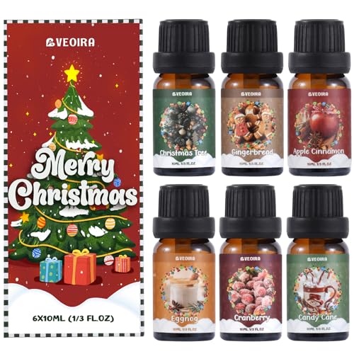 Christmas Essential Oils Gift Set, AVEOIRA Winter Fragrance Oil for