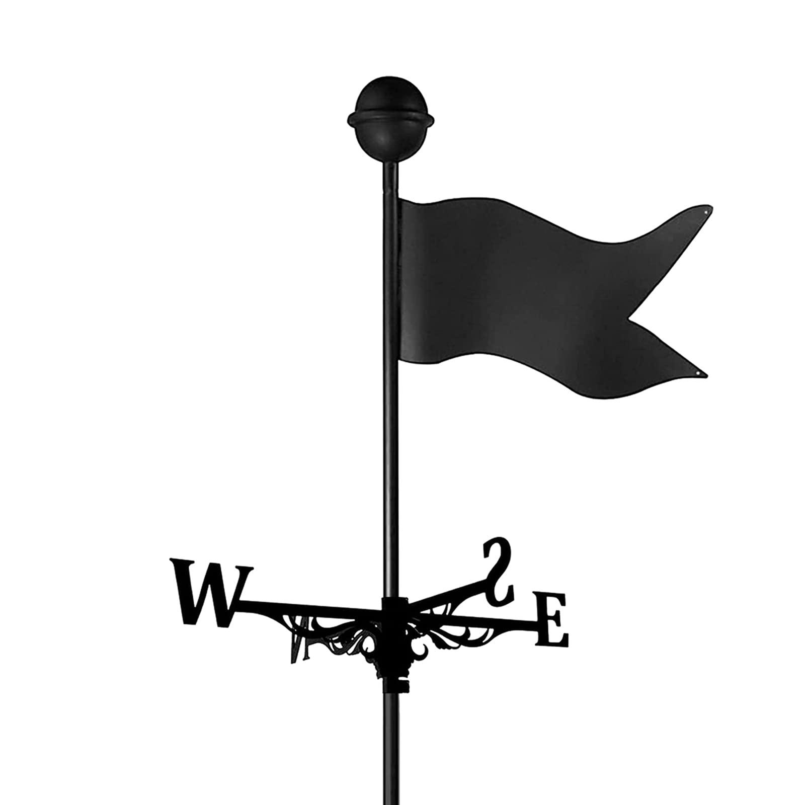 WIQUYBML Ornament Weather Vane Metal wind vane Garden Stake weathervane Wind Direction Indicator for Farm Yard Home Decor Gift