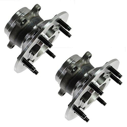 Image of TRQ Front Left and Right Wheel Bearing and Hub Assembly Set 2 Piece Compatible with 2009-2012 Chevrolet Colorado RWD 2009-2012 GMC Canyon RWD