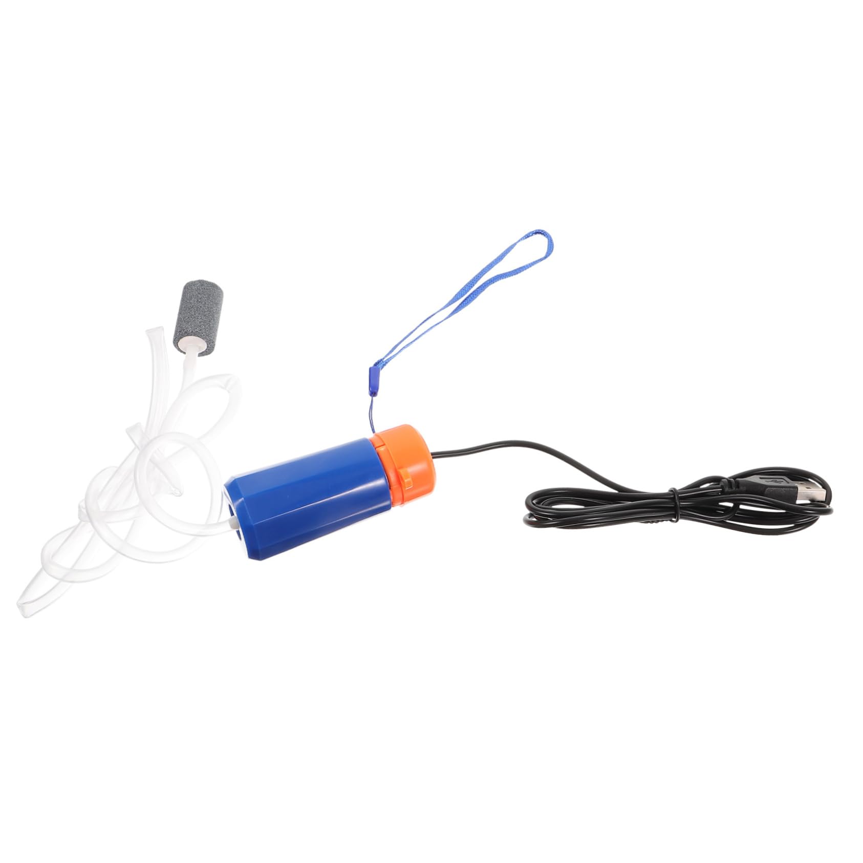 YARNOW Bomba De Oxigeno USB Estante para La Cabeza Organizador De Tapa De Olla para Puerta De Armario Cordón De Cadena De Llave Tanque Arruga Pecera Atrapar Ahorrador Abdominales