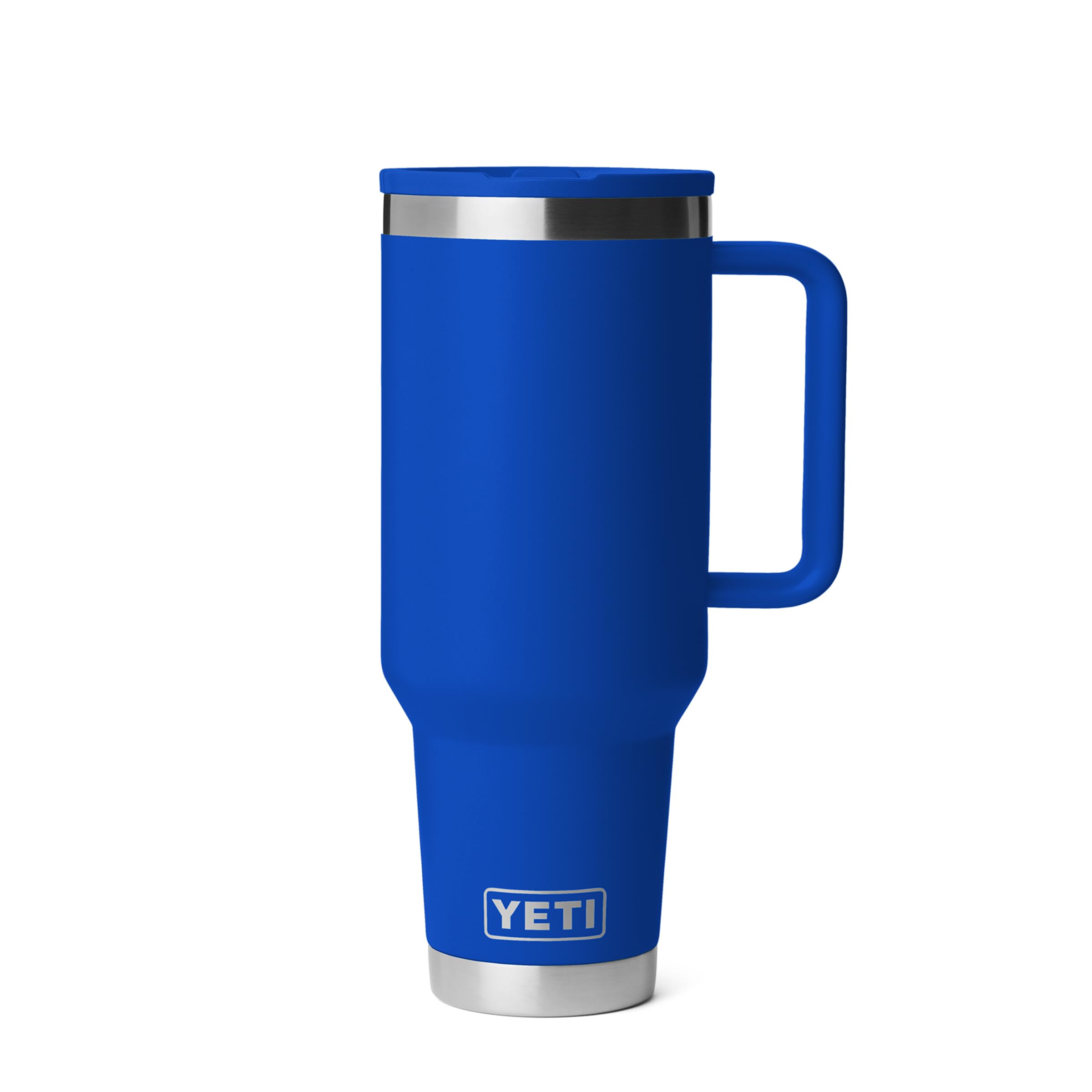 Rambler 40 oz Travel Mug with Flip Straw Lid – Stainless Steel, Vacuum Insulated, Leakproof, Cup Holder Friendly, Royal Blue
