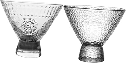 ORFOFE 2 Pçs Copo De Sorvete Mini Copos De Vinho Vidro Coupé Mini Copo De Sobremesa Copos De Aperitivo Copos De Vinho Transparente Copos De Sobremesa Copo De Suco Copo De Leite Pudim