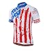 Uriah Men's Cycling Jersey Short Sleeve Reflective USA Style Size XXXL(CN)