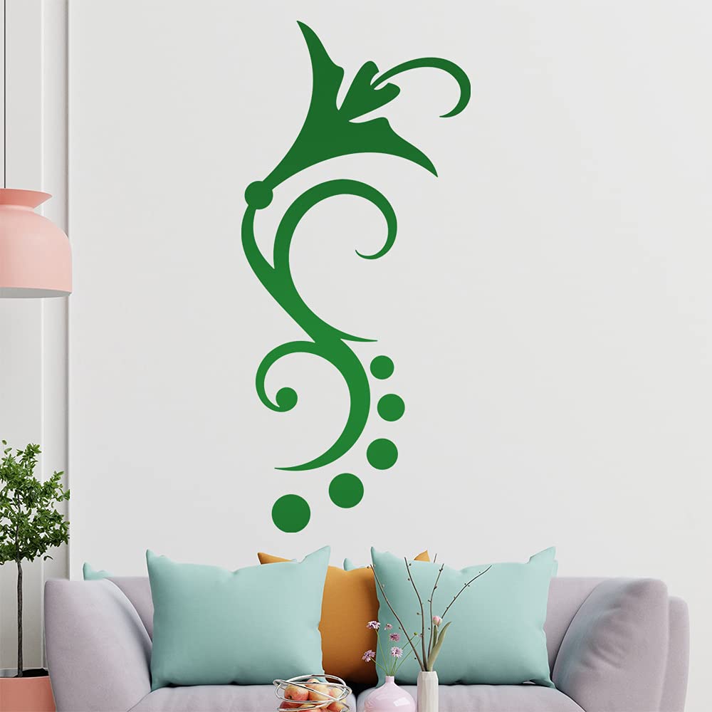 Adesivo fiore albero con cuori adesivo da parete albero