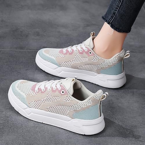 Zapatos de trabajo para mujer con punta redonda anti-fatiga 3