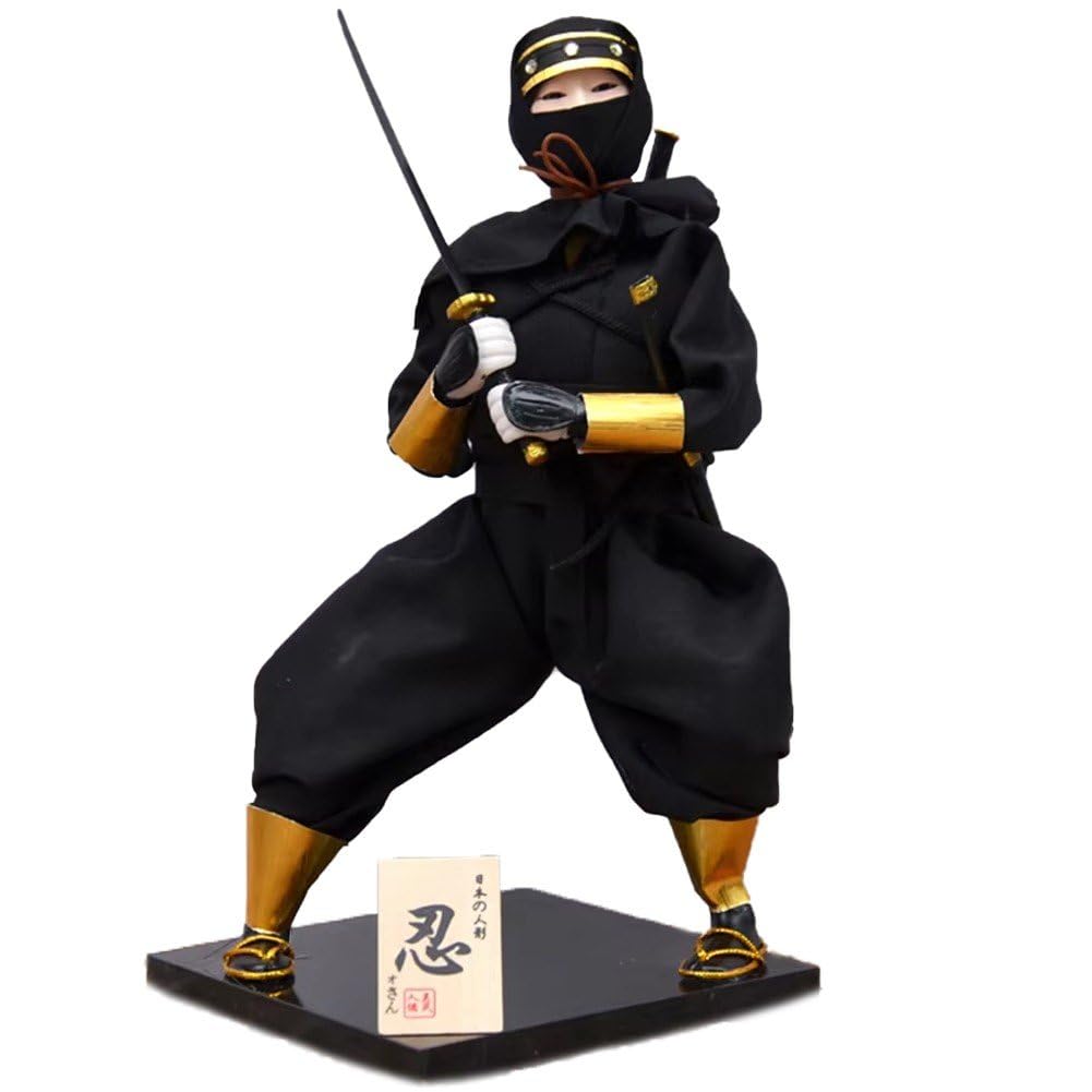 Ornement japonais traditionnel et figurines de samouraï pour décoration haut de gamme