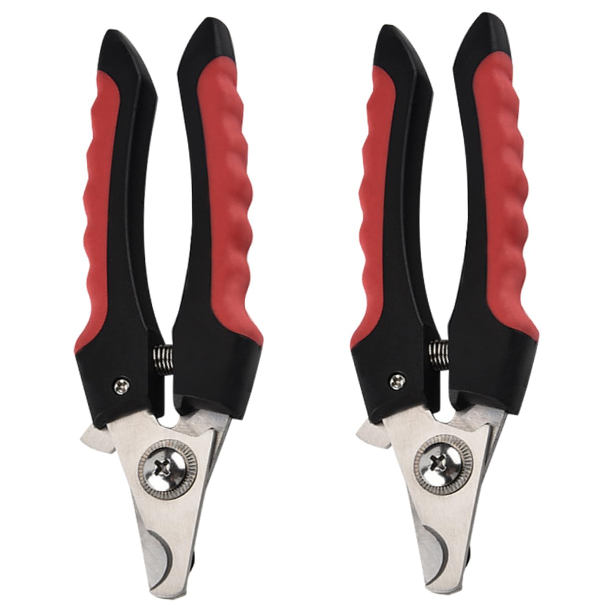 TOVINANNA 2Pcs Premium Stainless Steel Cat Nail Scissors Dog Nail Clipping Tool Easy to Use for Safe and Grooming