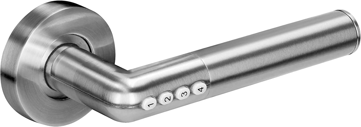 Elektronisches Türschloss Bluetooth Smart PIN- und Bluetooth 4.0 - Öffnung IP44 (Silber)