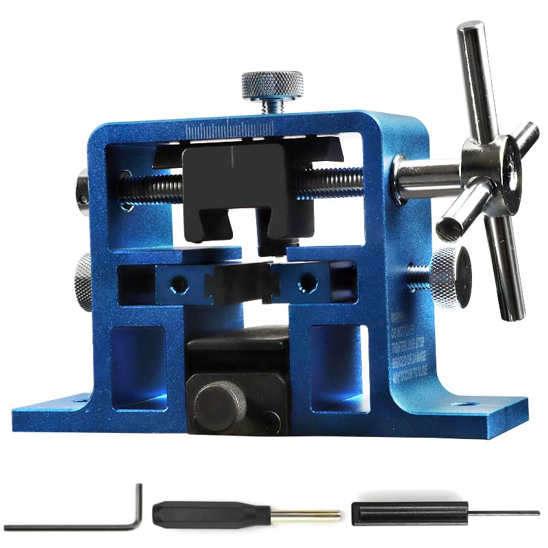 klola Unverisal Pistol Sight Pusher, Glock Sight Tool for Handguns, High Precision, Strong Aluminum Frame with Free Front Sight Installation Tool,Blue