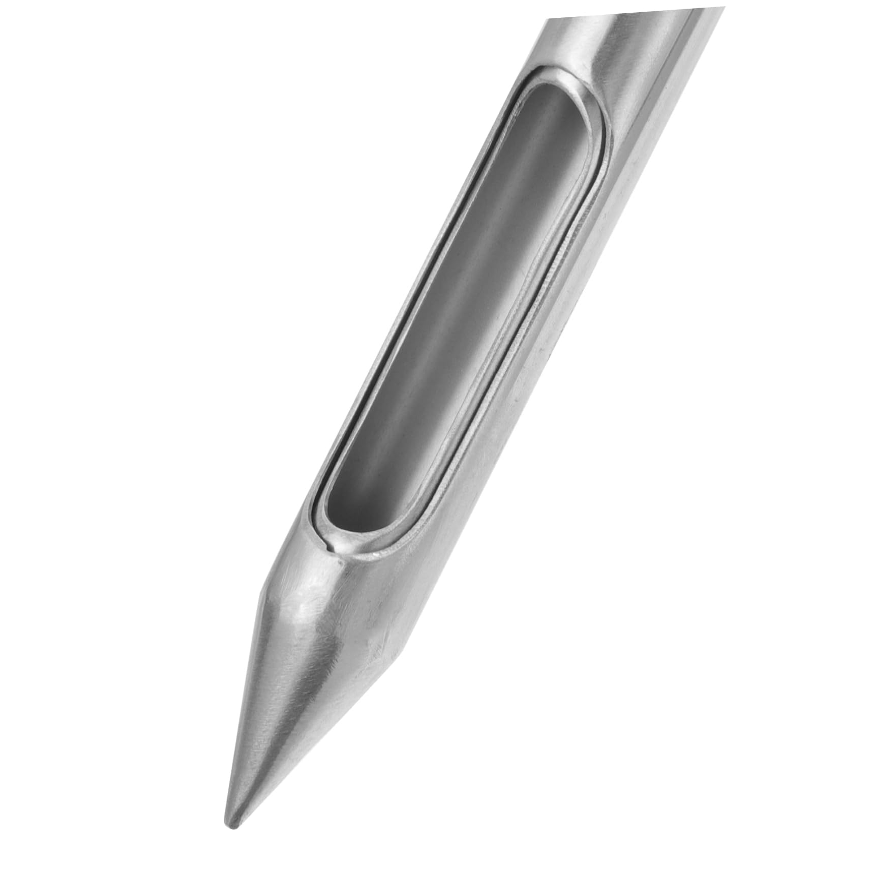 Campionatore di Cereali in Acciaio Inox 19mmx0,5m Impugnatura Ergonomica, Sonda per Campioni di Terreno e Polvere di Grano, Strumento Professionale per Assaggio e Analisi Agricola