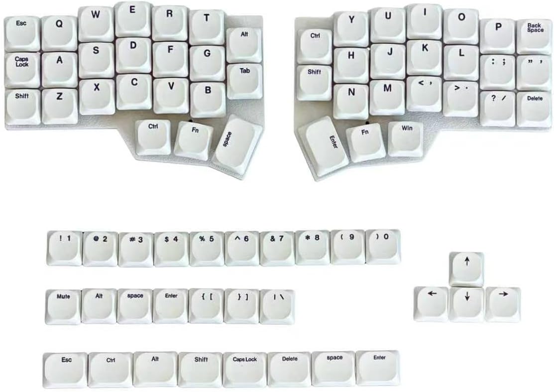 75 Keys Low Profile PBT Keycaps MX Style for Corne Sofle Split