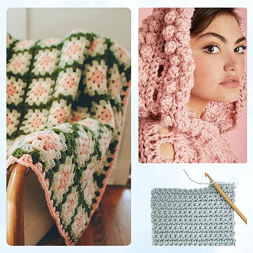 Image of Lion Brand Yarn Vanna'S Choice 860-173 Dusty Green | 3 Skeins, Same Dye Lot, Project Bag, CYC #4 Worsted, 100% Acrylic, Ideal for Crochet, Knitting Blankets, Hats, Scarves