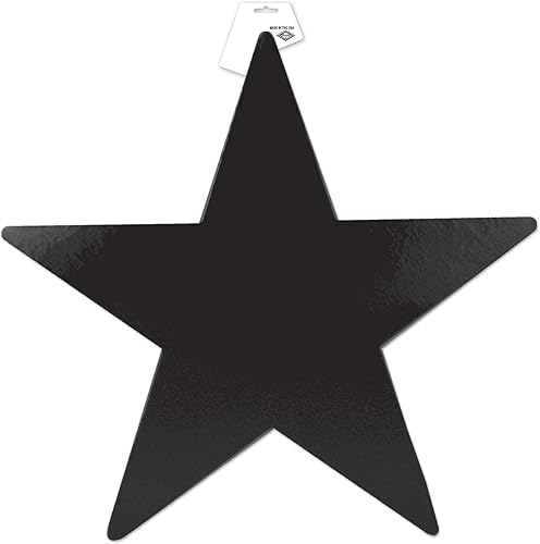 Vista 60 de Beistle 72-Pack Foil Gold Star Cutouts, Awards Night Party Decorations for Festive Celebrations, Starry Theme Decor for Wall & Table, 5