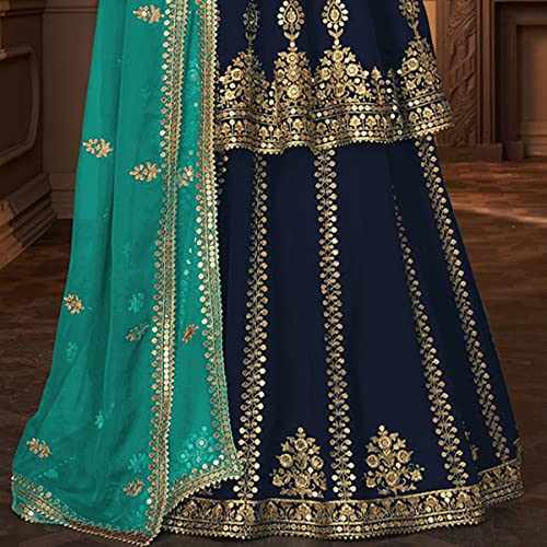 Image of SHAFNUFAB Womens Net Semi Stitched pakistani suit set for women Ladies use pakistani suit set for women And suits for women with dupatta And pakistanisuits for women kurta set