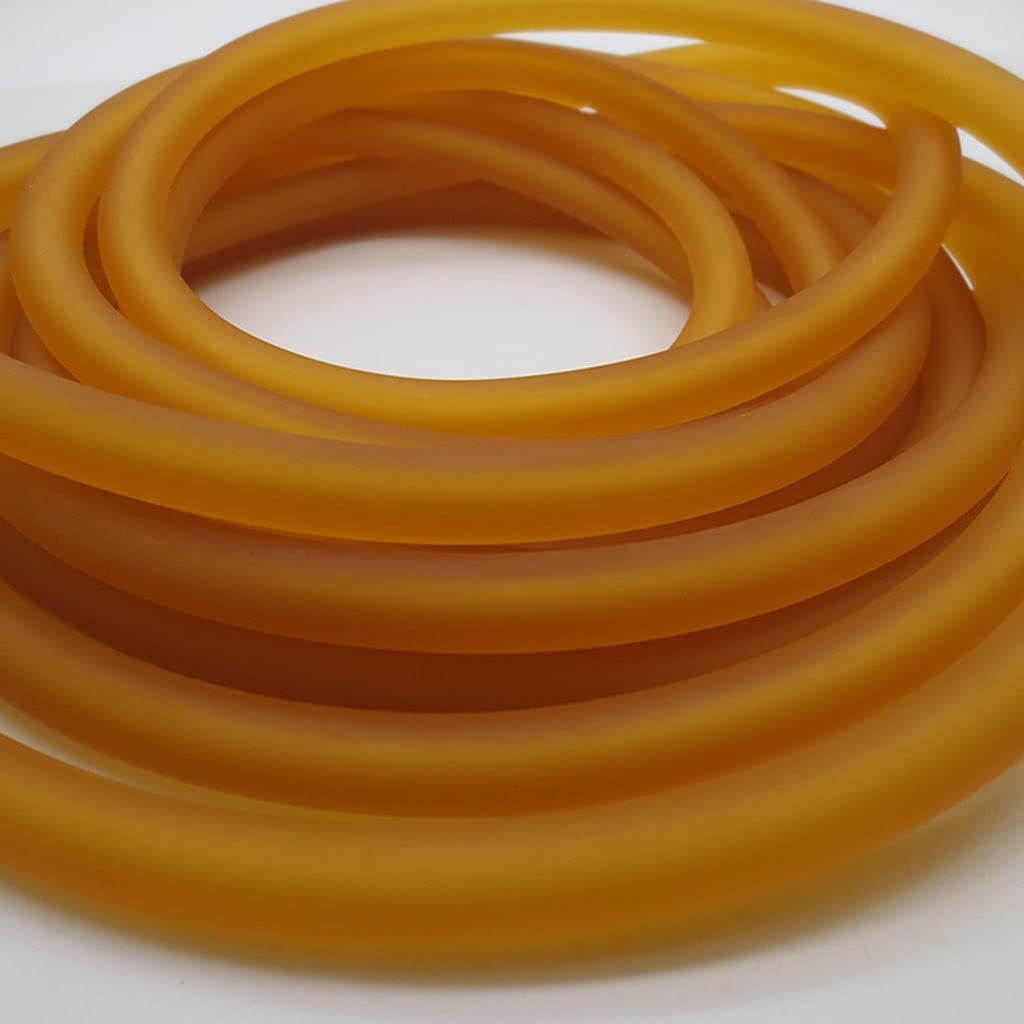 Rurki z naturalnego kauczuku lateksowego, Wąż gumowy lateksowy 3 mm średnica wewnętrzna 9 mm średnica zewnętrzna 1-10 m do treningu jogi Slingshot Fitness(10m)
