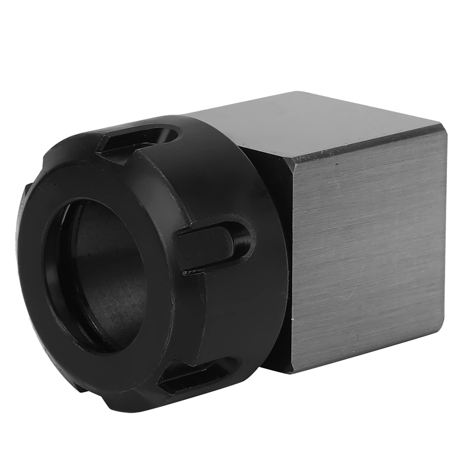 CNC Spannzangenfutterblock für ER25 ER32 ER40 - Präzisions-Werkzeughalter aus Kohlenstoffstahl für Drehmaschinen mit hoher Genauigkeit, Vierkant Spannfutter Zubehör für stabile Spannung