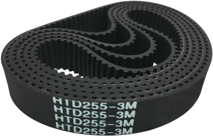 HTD 3M Zahnriemen 2er Set - 255mm Länge 17mm Breite Pitch 3mm Synchronriemen