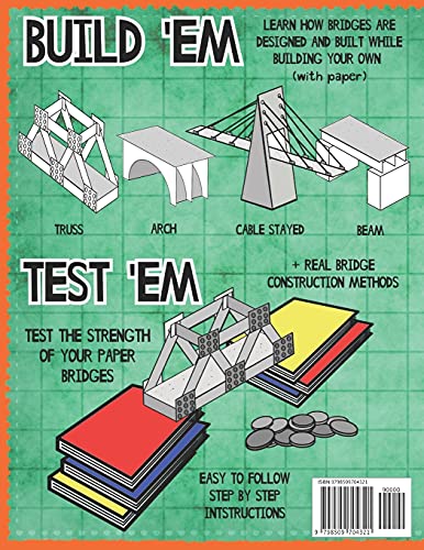How To Build A Bridge: Paper Model Kit | For Kids To Learn Bridge Building Methods and Techniques With Paper Crafts (How To Build Things) - Image 2