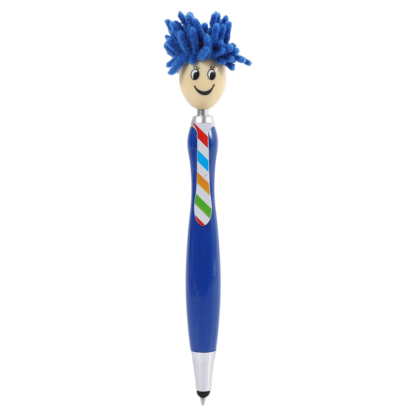 Jkjhbhged 10 Pieces Mop Topper Pens Screen Cleaner Stylus Pens 3-in-1 Stylus Pen Duster for Kids and Adults