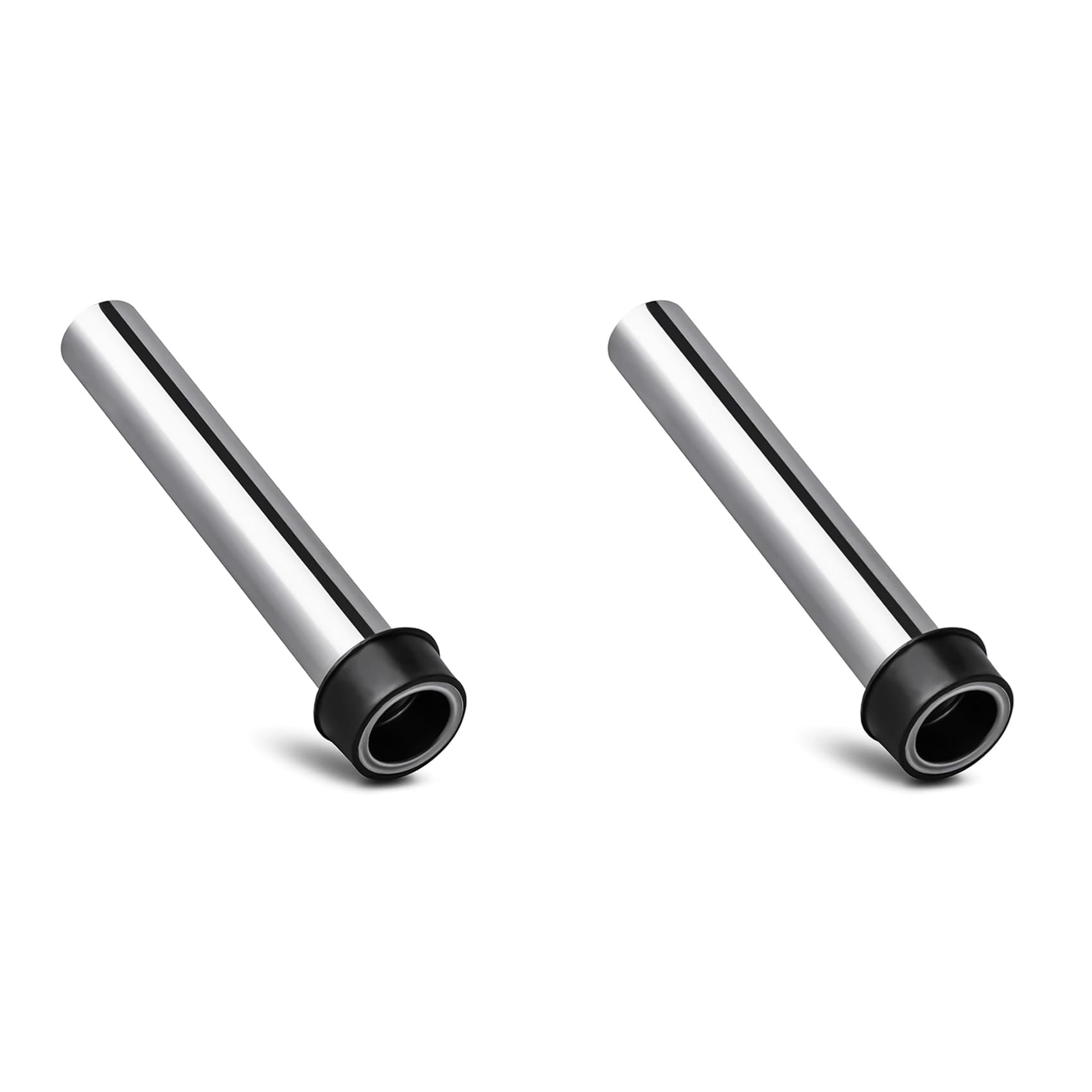 Jnchdghwa Silver 2X Bar Sink Overflow Pipe 7.48Inch Sink Strainer Pipe Tube Bathroom Pipes Fittings -Sink Drain Strainer Pipe Overflow