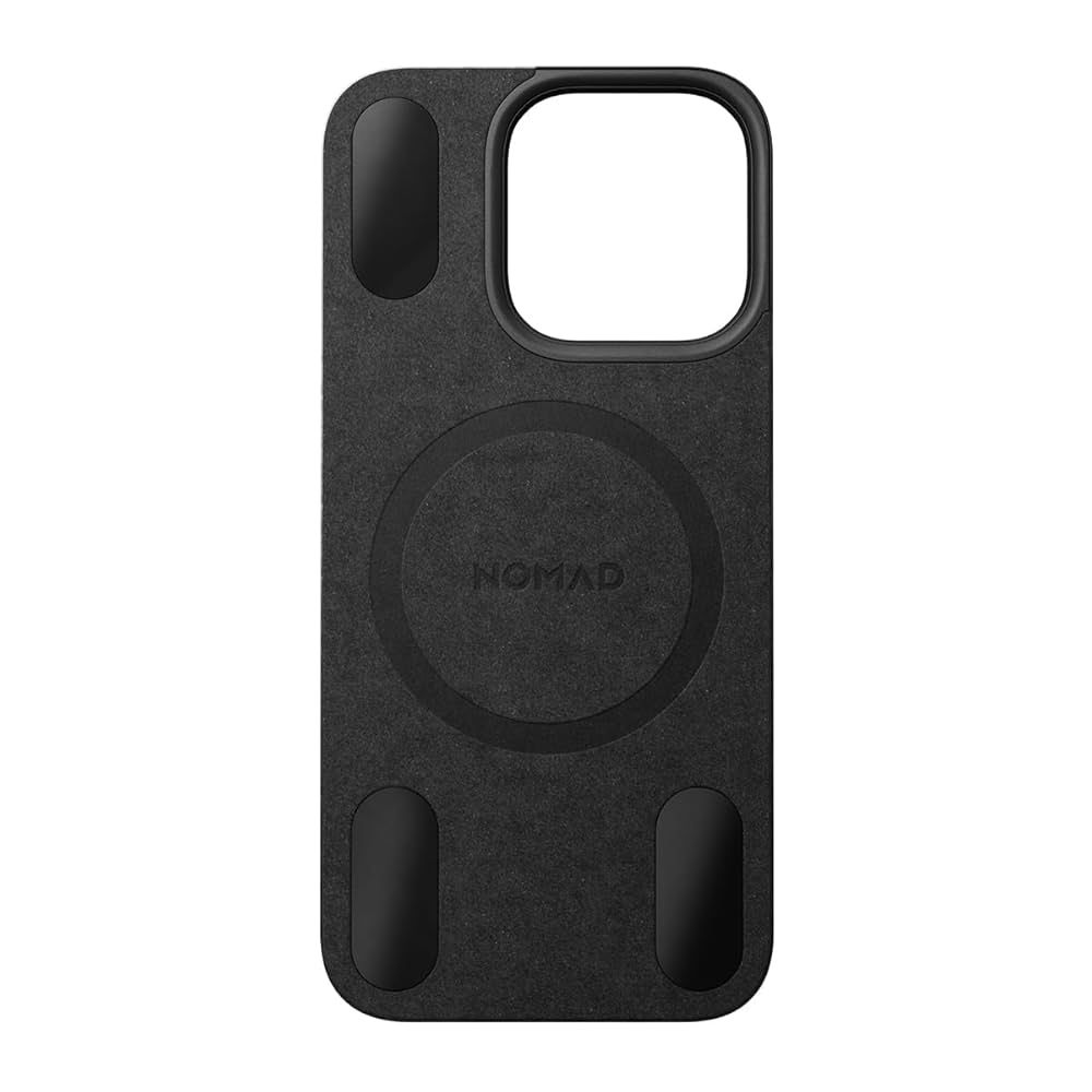 NOMAD Magnetyczny skórzany tył - iPhone 16 Pro Max | czarny