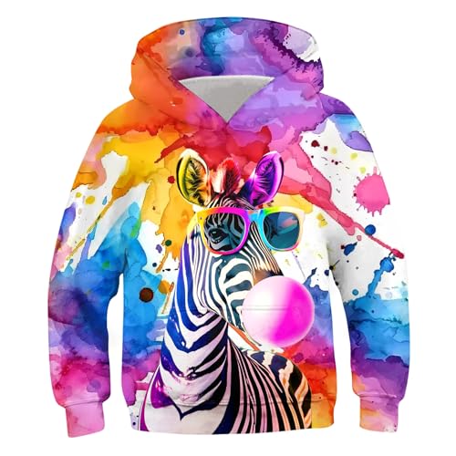 Image of Belovecol Boys Hoodies 3D Printed Hooded Sweatshirts with Pocket for 6-16Y