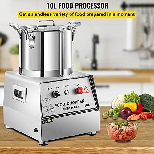 VBENLEM-110V-Commercial-Food-Processor-10L-Capacity-1100W-Electric-Food-Cutter-1400RPM-Stainless-Steel-Food-Processor-Perfect-for-Vegetable-Fruits-Grains-Peanut-Ginger-Garlic