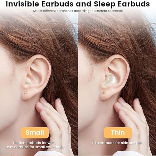 Auriculares para dormir canales auditivos pequeños con bluetooth de lado 3