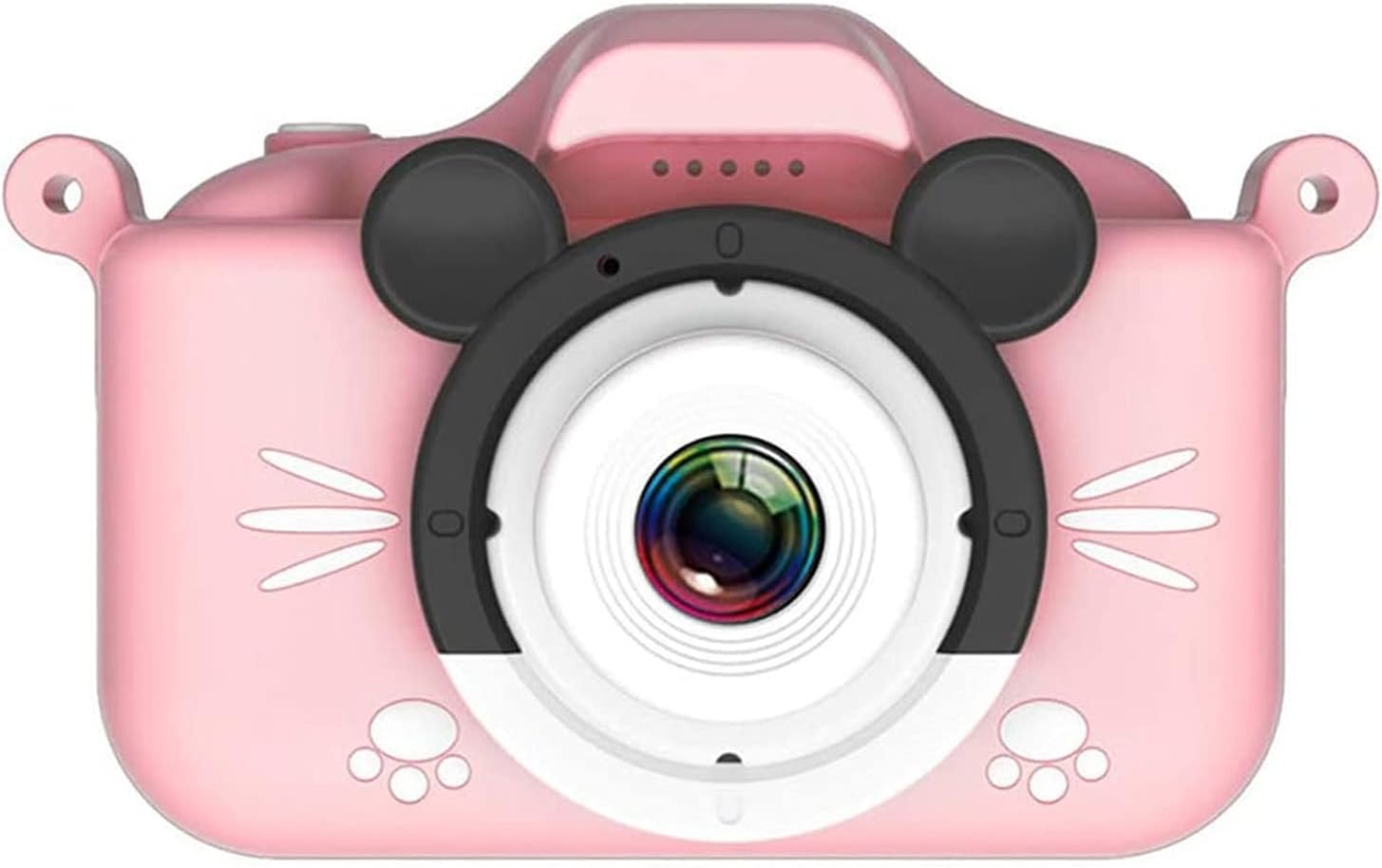 Kids Camera Toys Gifts, Children Digital Video Camera Toys for 3-8 Year Old Girls Birthday Festival Gifts with Shockproof (Color : Pink)