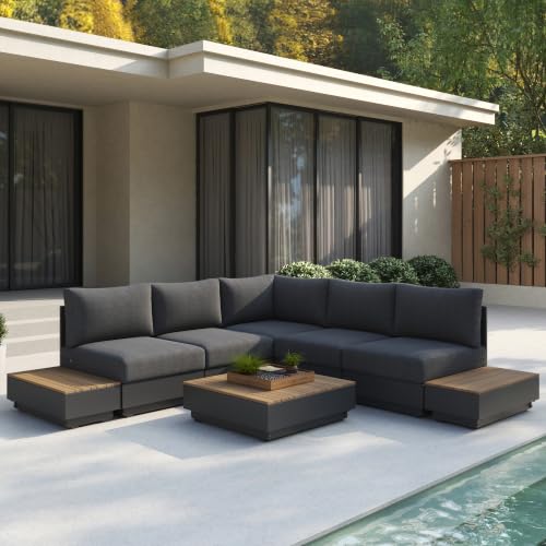 Aluminum Outdoor Sectional Lounge Sofa Set