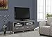Monarch Specialties , TV Console with 4 Drawers, Dark Taupe Reclaimed-Look, 60
