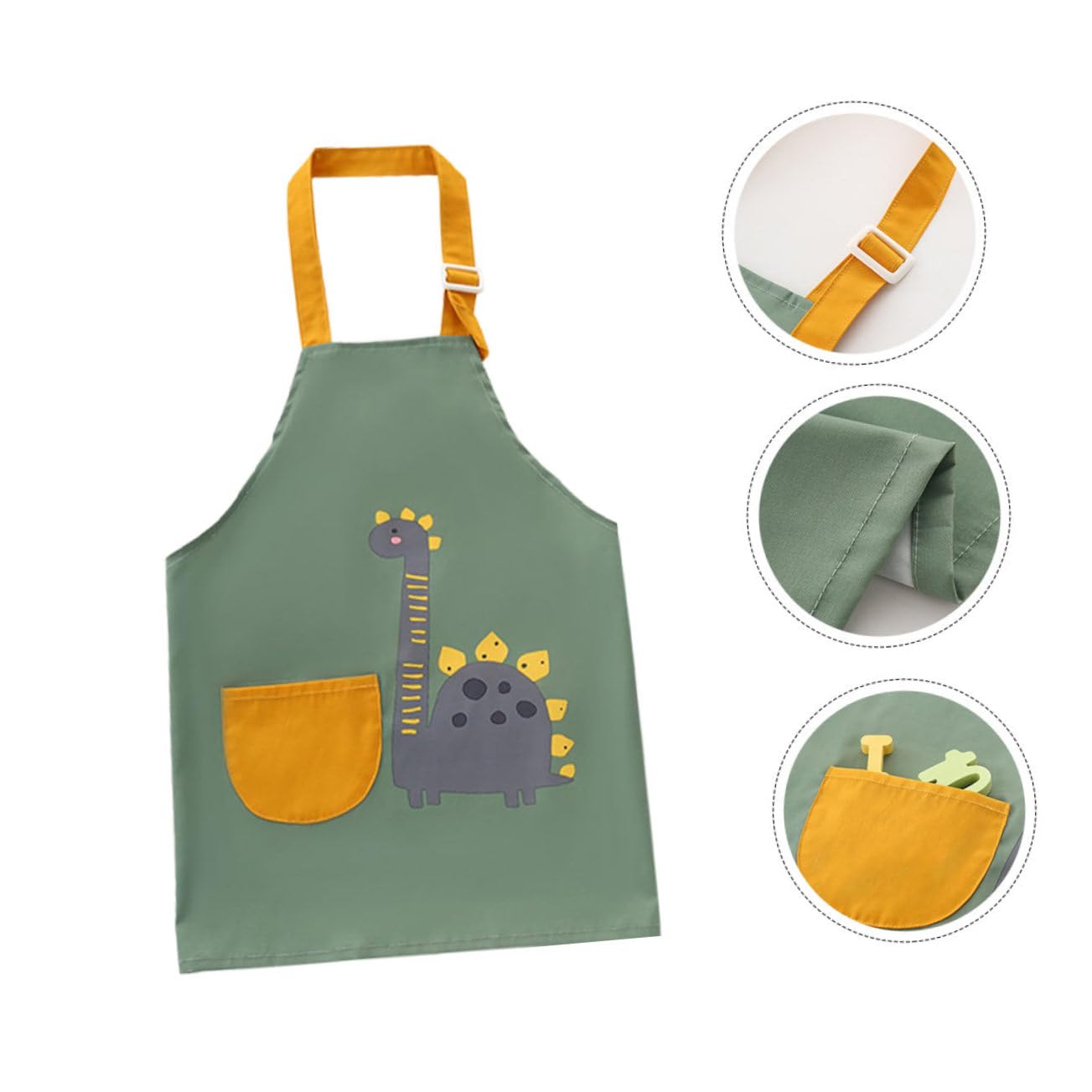 Kisangel 3 Piezas Delantal De Bebé Delantal De Chef Para Niños Para Hornear De Cocina Para Niños Bata De Pintura Para es De Arte Escolar De Pintura Para