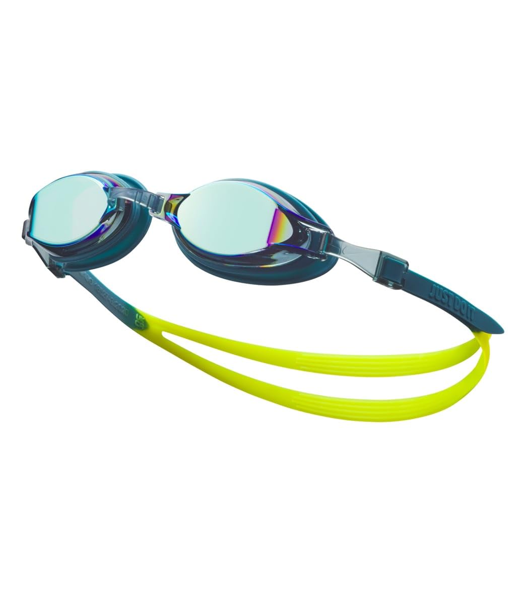 Nike Gafas cromadas espejadas Green Abyss