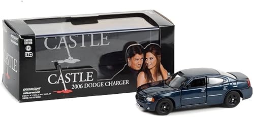 Miniatura 1 de Greenlight 86604 Castle - Dodge Charger 2006 de la detective Kate Beckett - Midnight Blue Pearlcoat escala 1:43 fundido a presión