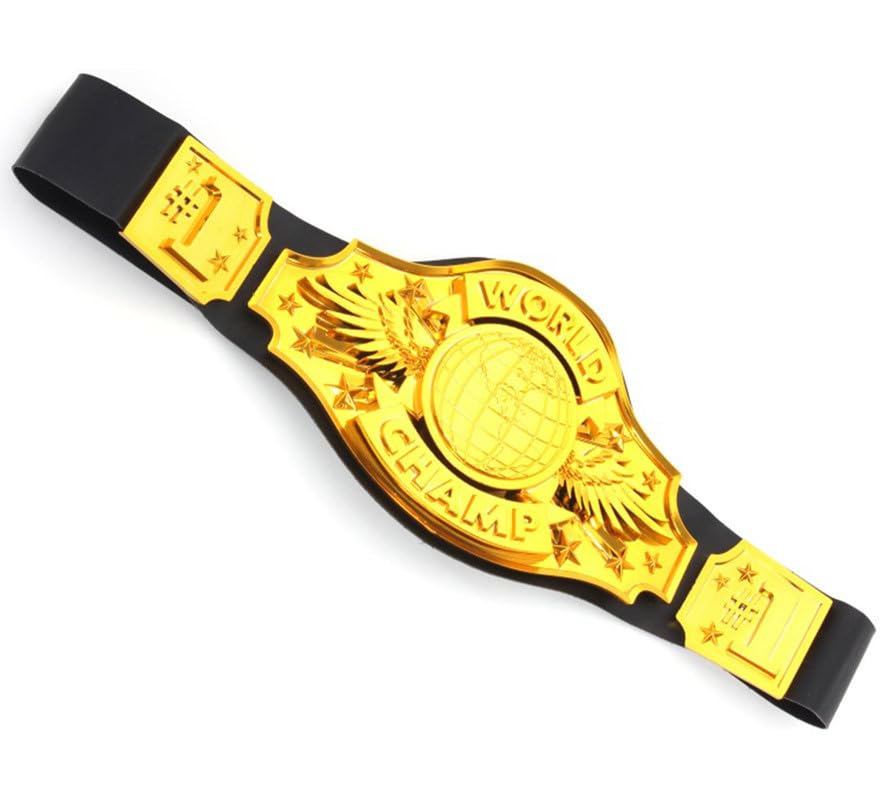 Partilandia Cinturón Campeón de Boxeo o Lucha Libre color dorado