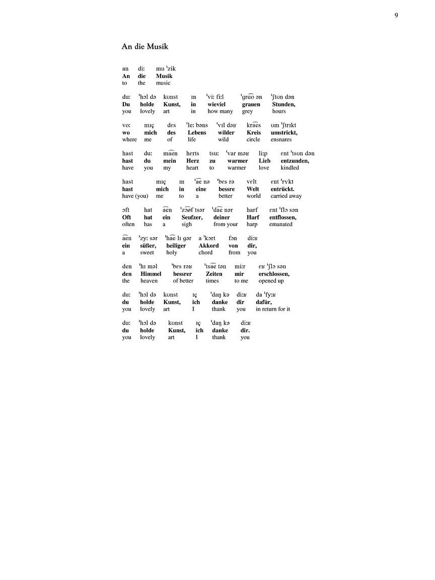 Franz Schubert: 15 Selected Songs Book/Online Audio (The Vocal Library) - Image 4