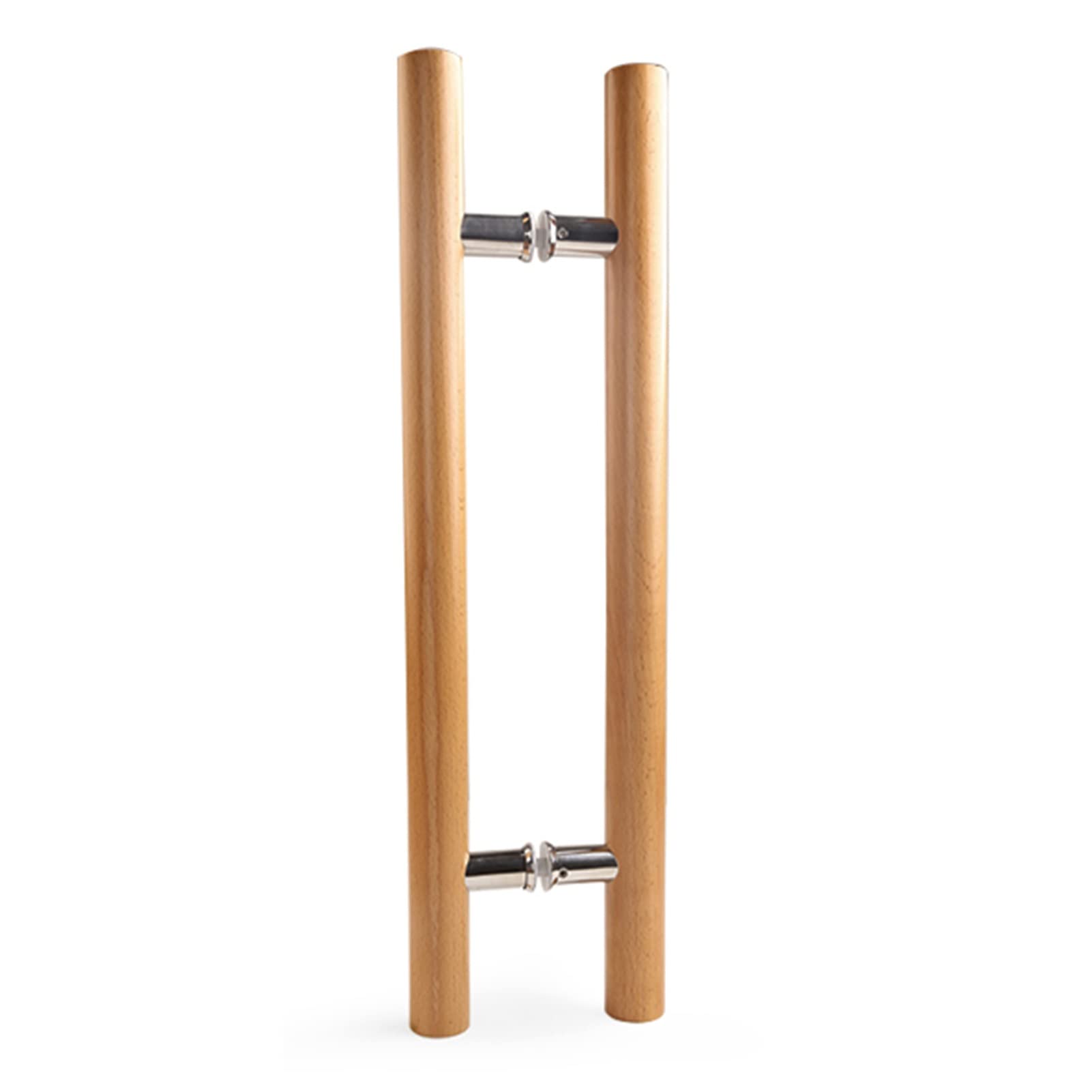 DFGHNBVC Sliding Barn Door Pull Handle - 24" Wooden Push/Pull Entry Handle For Glass Metal Doors, Perfect For Bathroom Office, Includes Installation Fittings,60Cm/24Inch