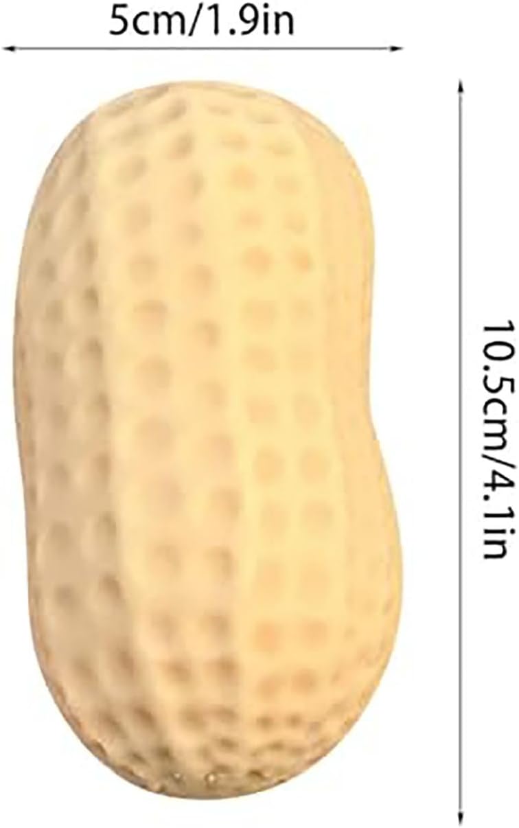 1 Pc Peanut Squishies - Stress Balls Fidget Toys,Soft Squeeze Decompression Dough for Adults,Squeeze Dough Ball Stress Relief Hand Slow Rising Squishies,Cute Anxiety Relief Toy, Party Favors