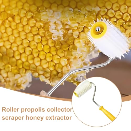 Honey Press Extractor, 2 Stainless Steel Barrels,Household Manual Mesh Honey Extractor Manual Machine for Press Honey, Beeswax, Wine Making for Self in Home