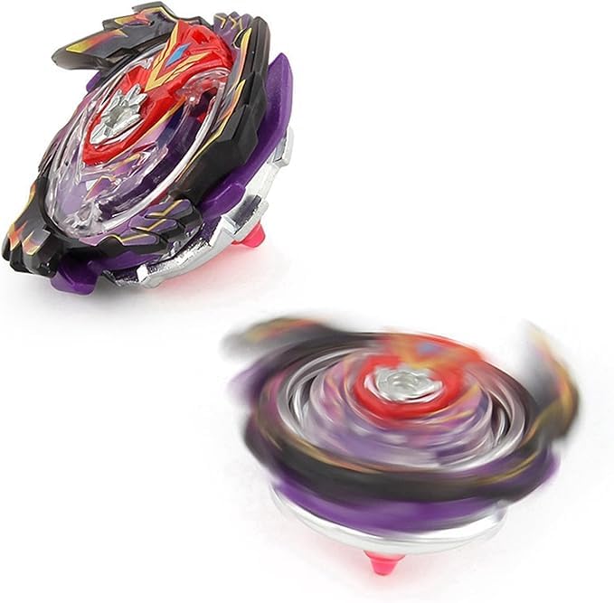 Image of String Launcher Set- B00-73 Black God Valkyrie 6Vort'x Reboot (Black) + 1 Way String Launcher + Toy Storage Box